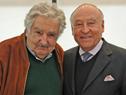 Mujica recibió al presidente de CAF