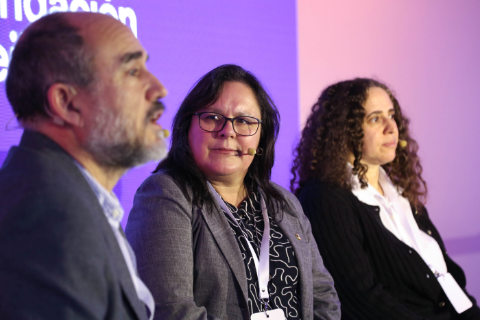 Autoridades de Educación y de Ceibal 