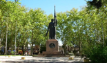 Plaza 18 de julio de la ciudad de Canelones
