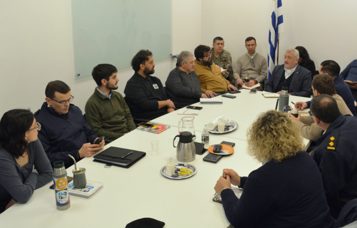 Reunión de autoridades del Sine e instituciones