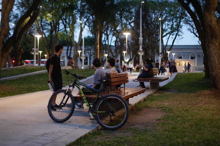 Plaza 19 de Abril, en Treinta y Tres, inaugurada con fondos del Programa de Desarrollo y Gestión Subnacional