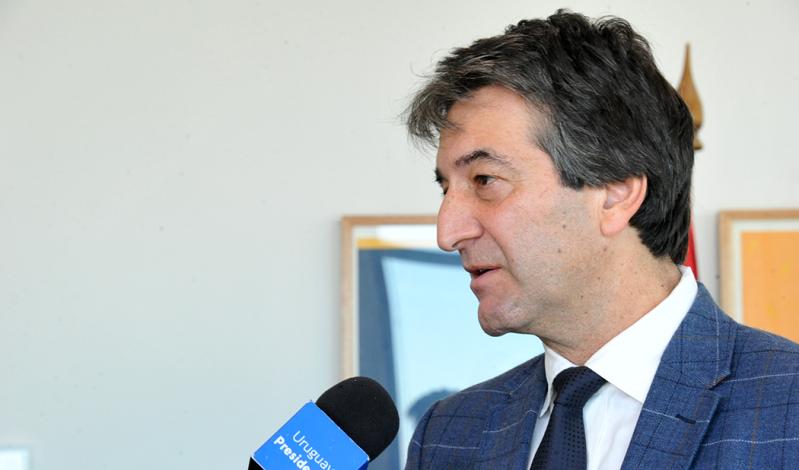  Presidente interino de UTE, Pablo Ferrari, en entrevista con Comunicación Presidencial