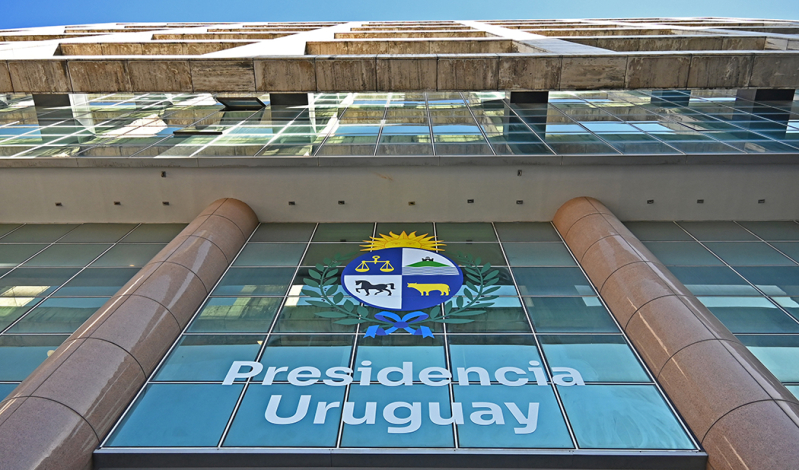 Logo Presidencia Uruguay en Torre Ejecutiva