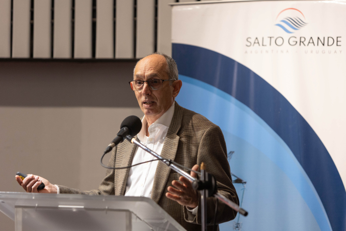 Gonzalo Casaravilla en la presentación del Modelo de Gestión 2025 – 2030
