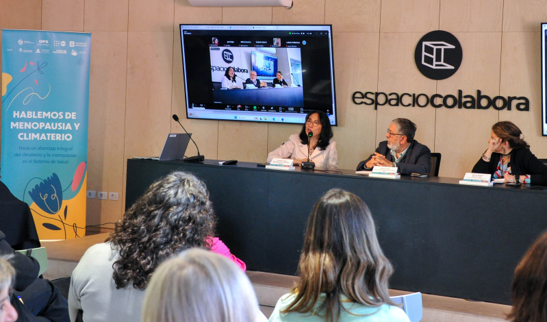 Caroline Chang, Gilberto Rios y Valeria Ramos