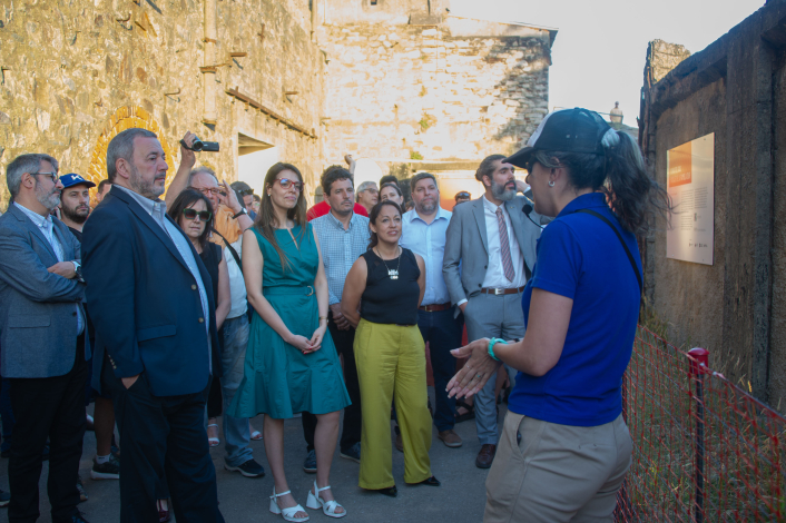 Autoridades en el Parque Mauá