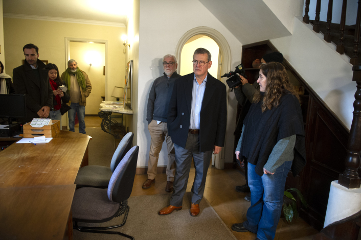 Jorge Díaz y Gabriel Rossi recorren dispositivo Ciudadela