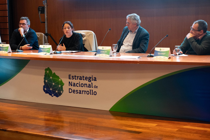 Matías Carámbula, Fernanda Cardona, Rodrigo Arim y Pablo Menoni