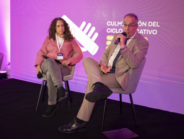 Fiorella Haim y José Carlos Mahía