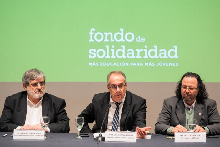 Gabriel Errandonea, José Carlos Mahía y Héctor Cancela