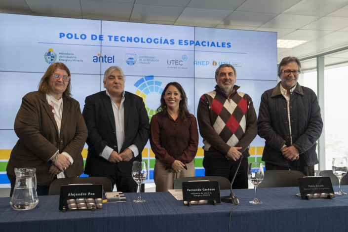 Virginia Verderese, Ajelandro Paz, Fernanda Cardona, Pablo Ezzatti y Carlos Batthyány