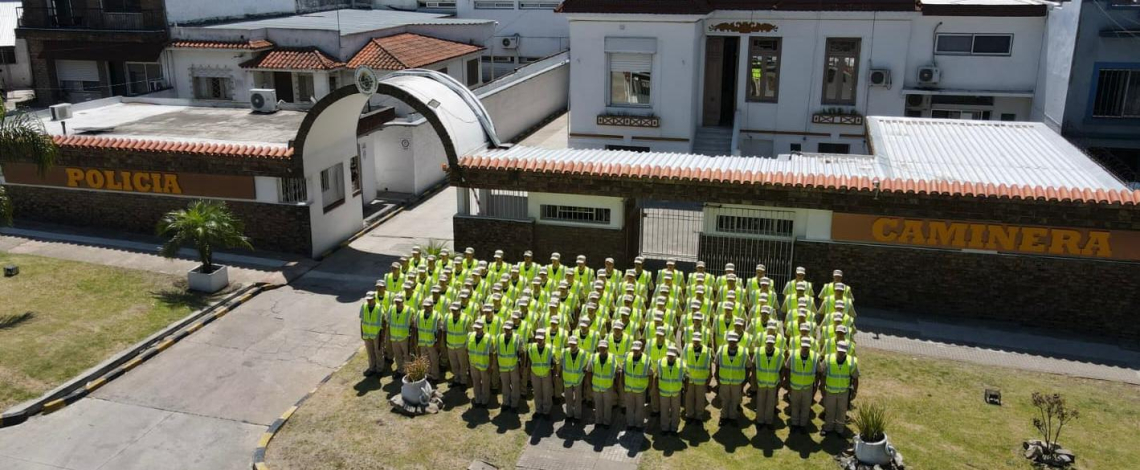 Efectivos de Policía Caminera