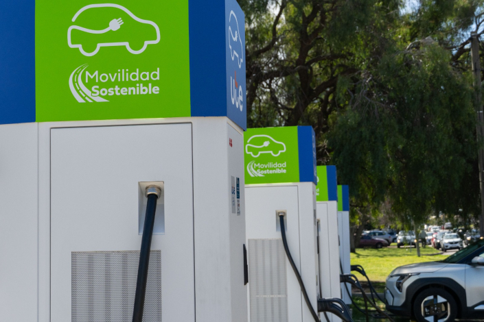 Electrolinera de UTE en Malvín