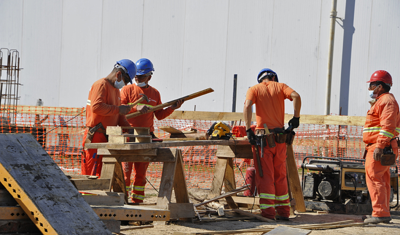 Trabajadores en altura