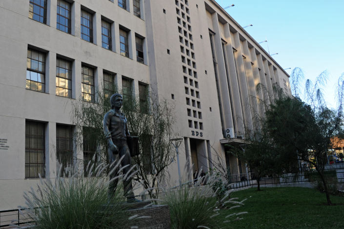 Sede central del Banco de Previsión Social