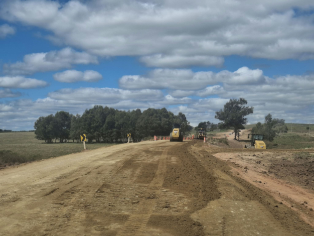 Obras en Ruta 13, Rocha