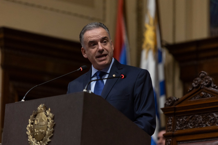 Presidente Orsi en la Asamblea General