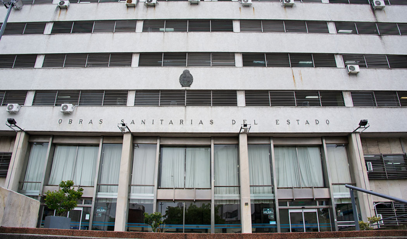 Fachada de la sede de OSE