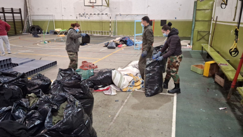 desafectación de plaza de deportes n.°2 como centro de evacuación