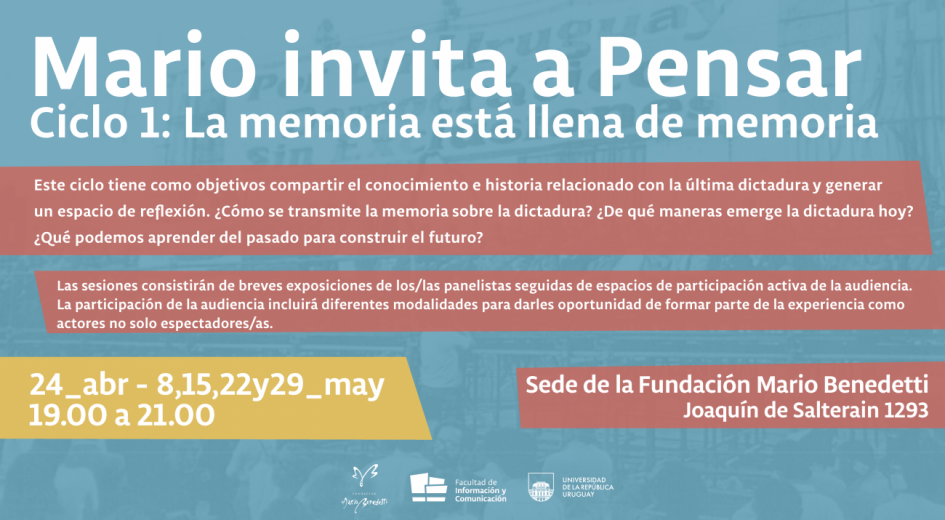 Invitación al primer ciclo: La memoria está llena de memoria