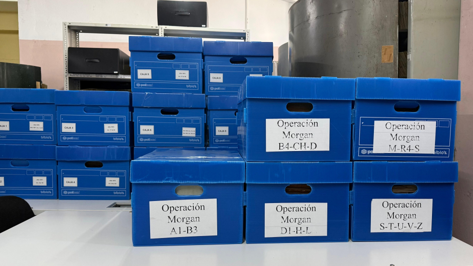 Cajas de Archivo ex DNII. Cajas de Archivo ex DNII.