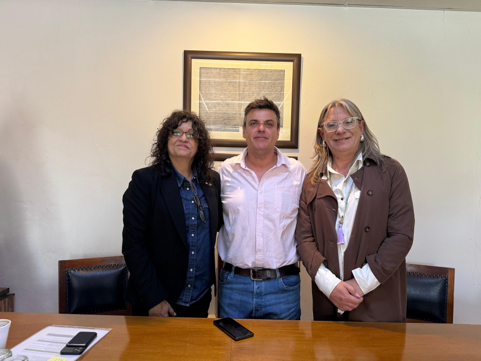 Alejandra Casablanca, Alcalde de Nueva Palmira Andrés Passario y Collette Spinetti