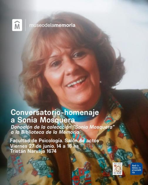 Conversatorio homenaje a Sonia Mosquera Conversatorio homenaje a Sonia Mosquera