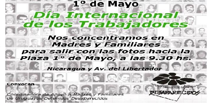 Convocatoria 1° de mayo Convocatoria 1° de mayo