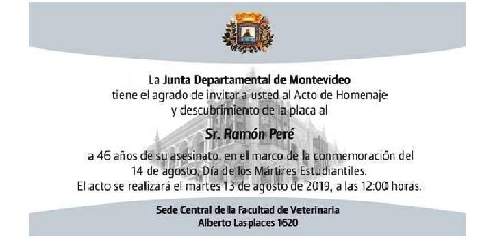 Homenaje a Ramon Pere Homenaje a Ramon Pere