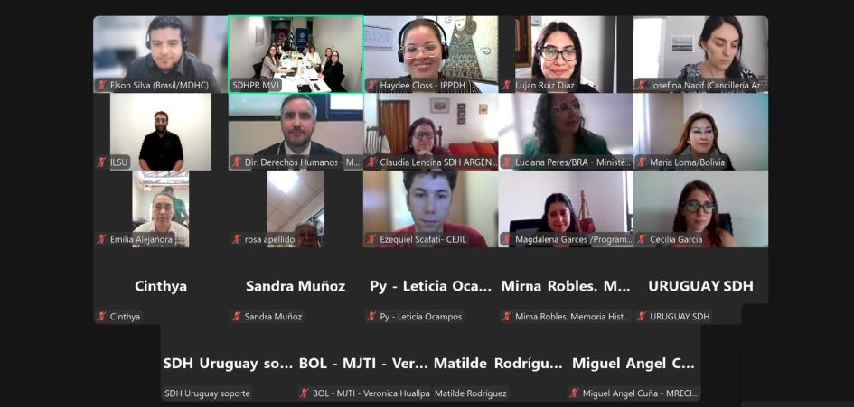 Imagen de los participantes de la Comisión Permanente de Memoria Verdad y Justicia Imagen de los participantes de la Comisión Permanente de Memoria Verdad y Justicia