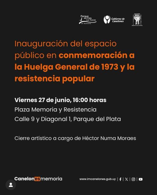 Inauguración del espacio público Inauguración del espacio público