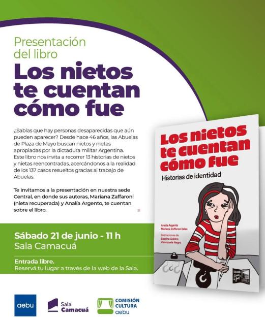 Invitación a la presentación de libro "Los nietos te cuentan fue" Invitación a la presentación de libro "Los nietos te cuentan fue"