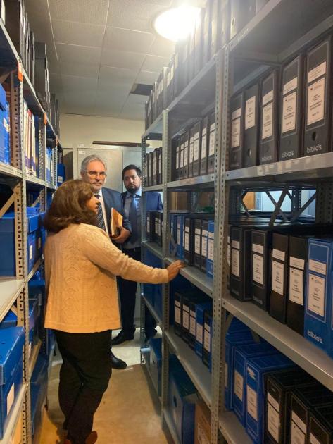 Visita al archivo de la SDHPR Visita al archivo de la SDHPR