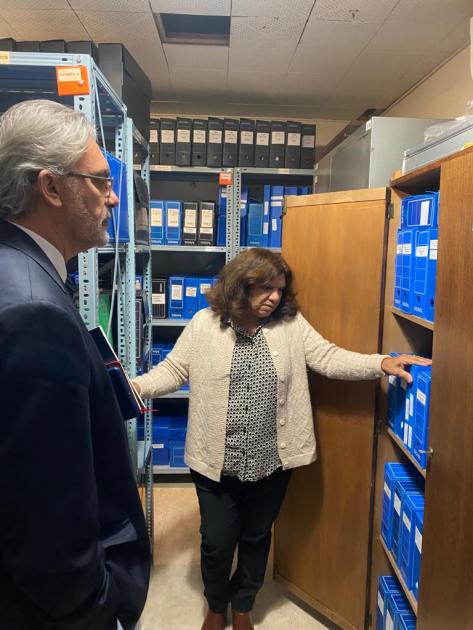 Visita al archivo de la SDHPR Visita al archivo de la SDHPR
