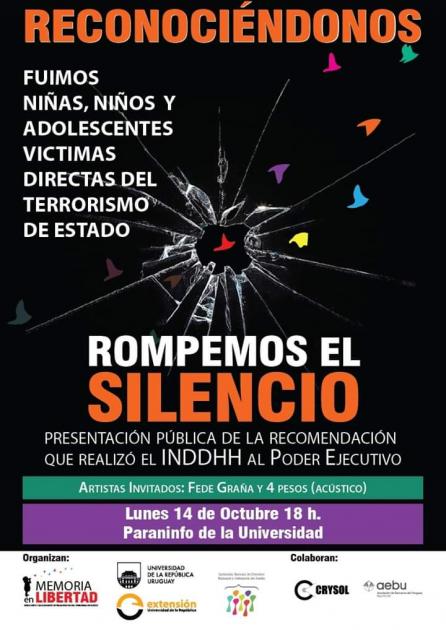 Invitación Rompemos el Silencio Invitación Rompemos el Silencio