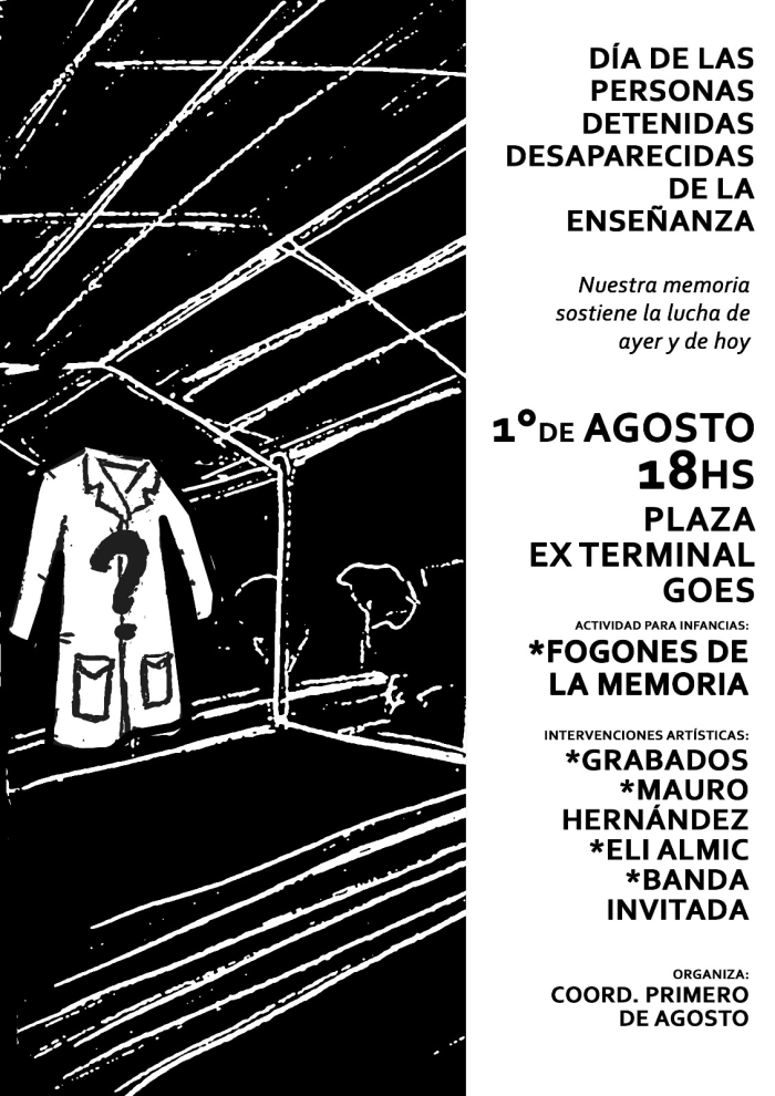 Día de las personas detenidas desaparecidas en la enseñanza Día de las personas detenidas desaparecidas en la enseñanza