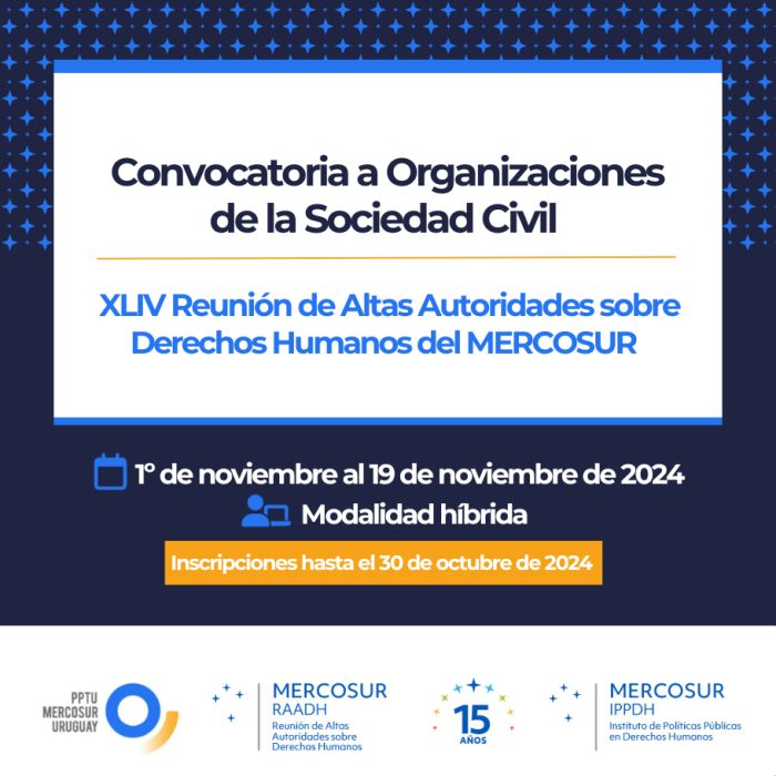 Convocatoria a Organizaciones de la Sociedad Civil Convocatoria a Organizaciones de la Sociedad Civil