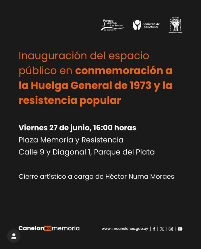 Inauguración del espacio público Inauguración del espacio público