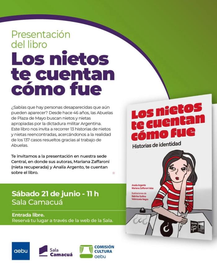 Invitación a la presentación de libro "Los nietos te cuentan fue" Invitación a la presentación de libro "Los nietos te cuentan fue"