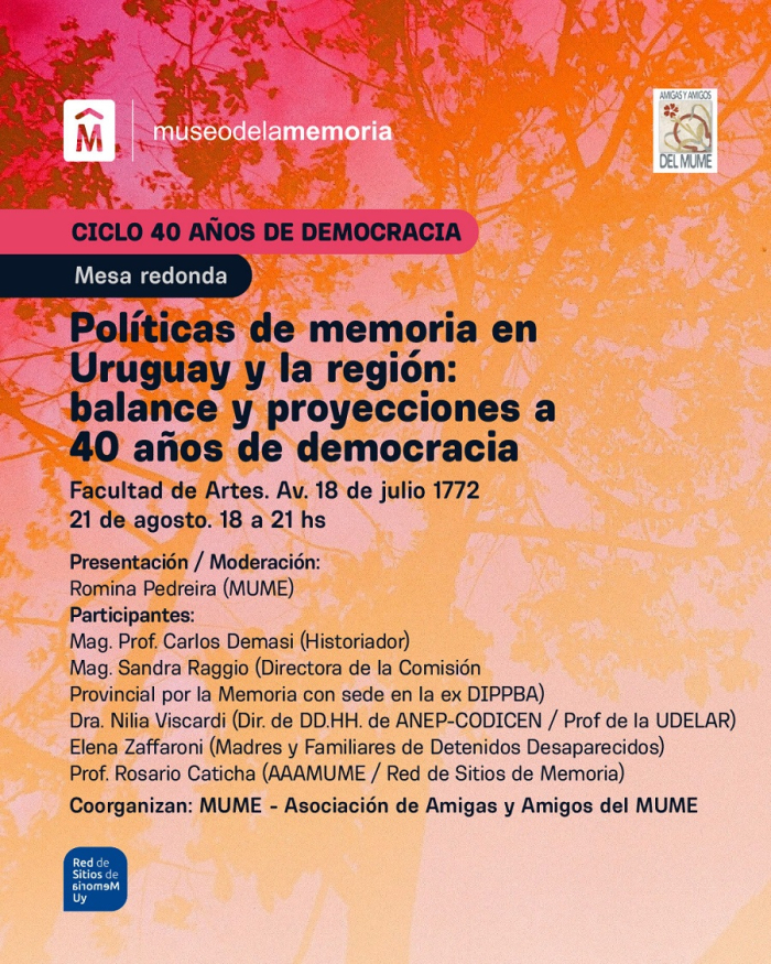  Políticas de memoria en Uruguay y la región