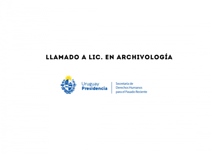 Llamado a Lic. Archivología