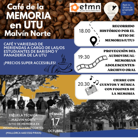 Café de la memoria en UTU