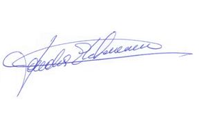 Firma de la Secretaria de Derechos Humanos y Presidente de la Comisión Sandra Etcheverry