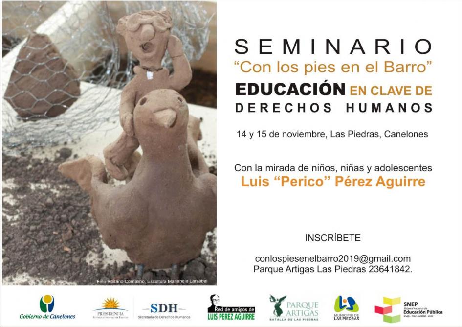 Invitación seminario con los pies en el barro