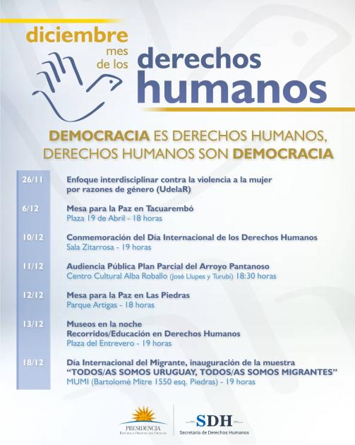Mes de los Derechos Humanos Mes de los Derechos Humanos