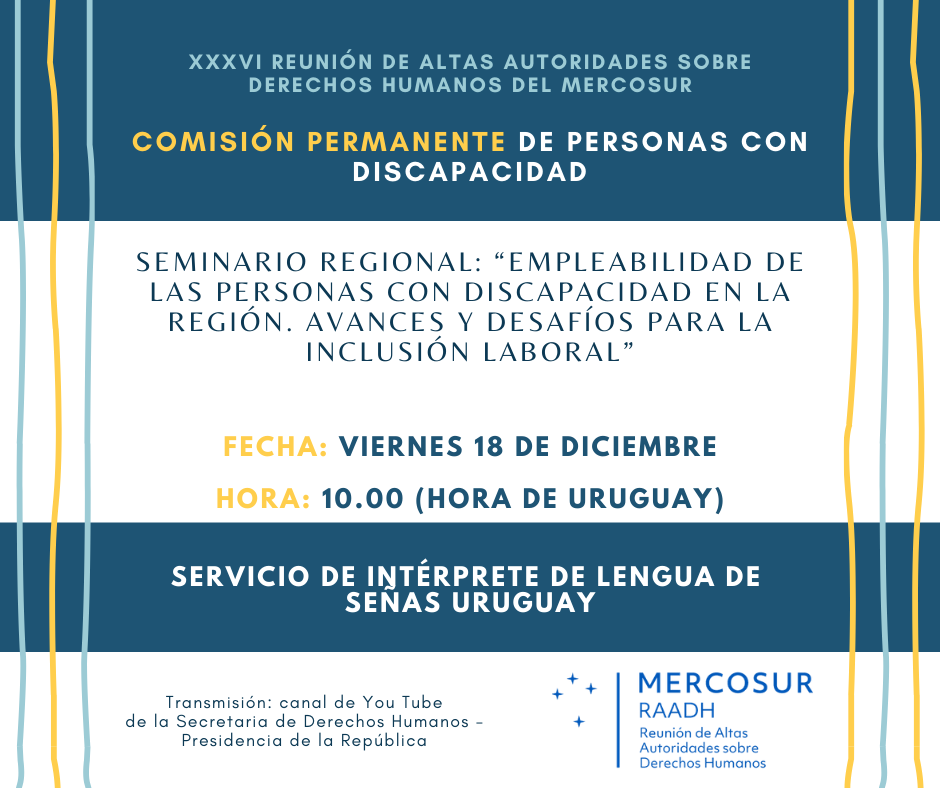 Invitación para el Seminario Regional