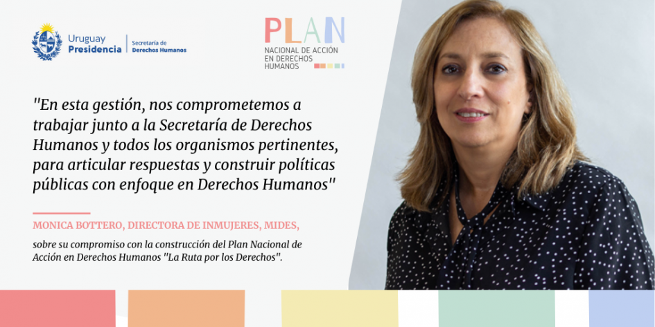 Mónica Bottero, Directora de Inmujeres, Mides. Foto de Mónica Bottero.