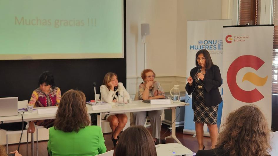 Secretaria de Derechos Humanos Sandra Etcheverry participando de la actividad Secretaria de Derechos Humanos Sandra Etcheverry participando de la actividad