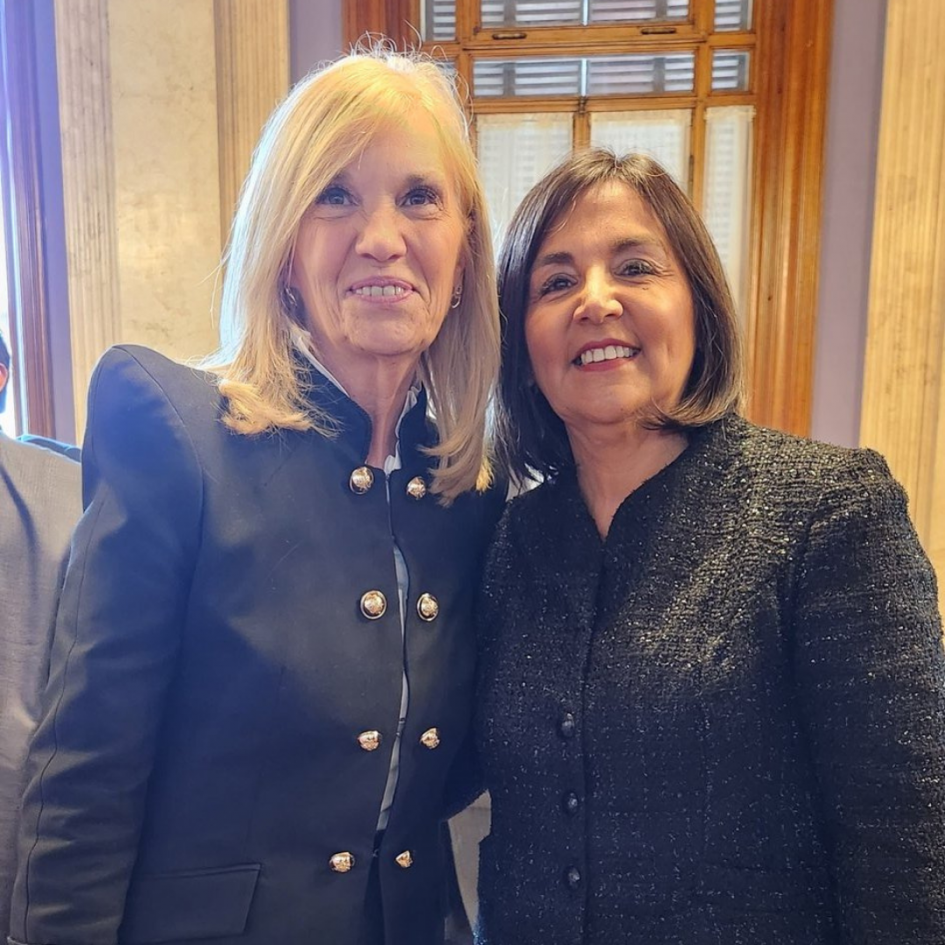 Vicepresidente Beatriz Argimon y Secretaria de Derechos Humanos Sandra Etcheverry Vicepresidente Beatriz Argimon y Secretaria de Derechos Humanos Sandra Etcheverry