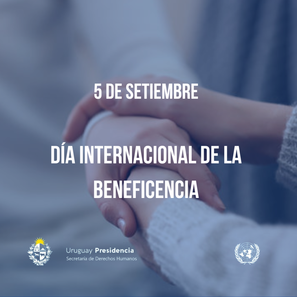 5 de Setiembre - Día Internacional de la Beneficencia 5 de Setiembre - Día Internacional de la Beneficencia